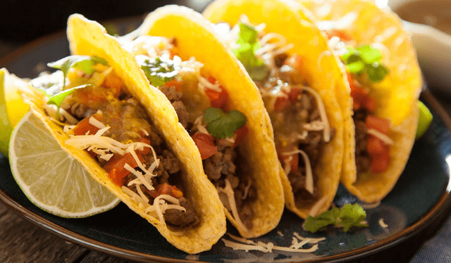  El taco es una preparación culinaria muy popular de México. Foto: difusión   