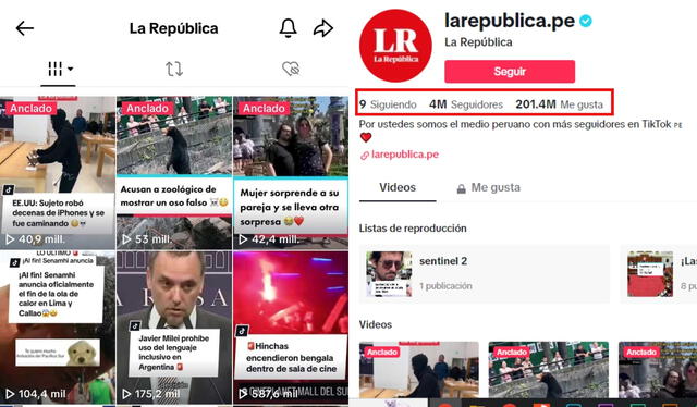 La República en TikTok mantiene a sus seguidores al tanto de la actualidad peruana y del mundo. Foto: composición LR/TikTok La República   