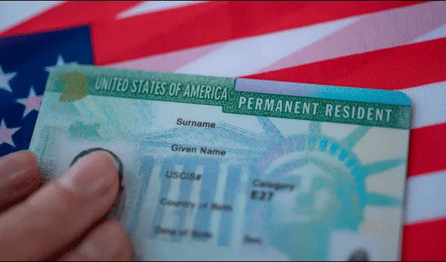  Green Card , tarjeta de residencia permanente en EE. UU. Foto: Trámites USA 
