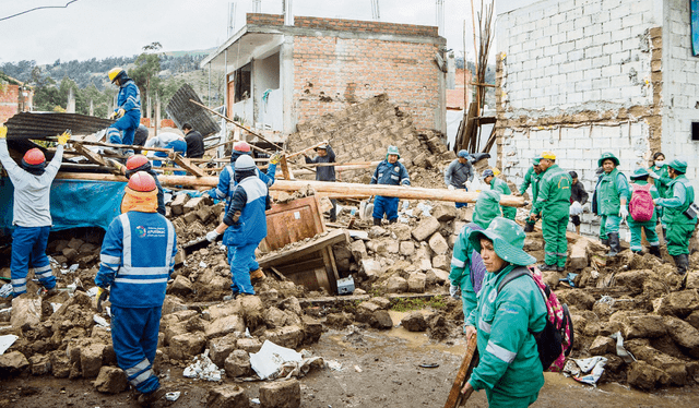  Sin hogar. En San Jerónimo hubo casas derrumbadas. Foto: difusión    