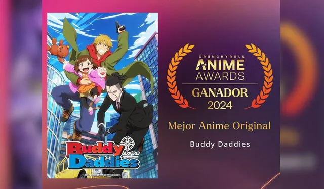'Buddy Daddies' se lleva el premio a mejor anime original. Foto: composición LR/ Anime Awards/ X   