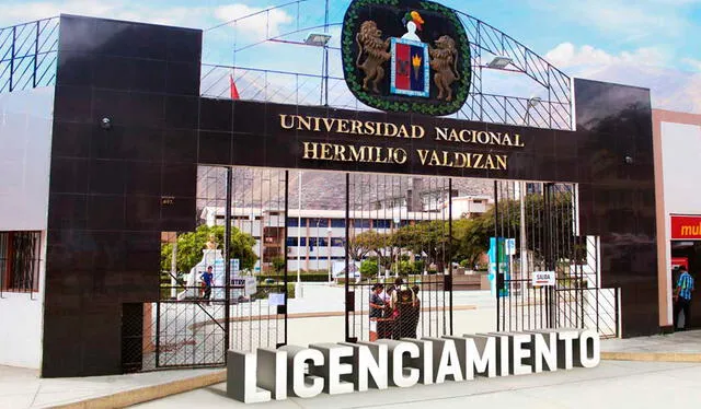 La Universidad Nacional Hermilio Valdizán fue licenciada por SUNEDU en julio del año 2019. Fuente: SUNEDU   