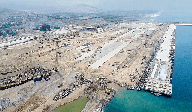  Monumental. Cosco desarrolla el terminal con la más avanzada tecnología portuaria del mundo. Obras civiles estarán en mayo. Foto: John Reyes / La República   