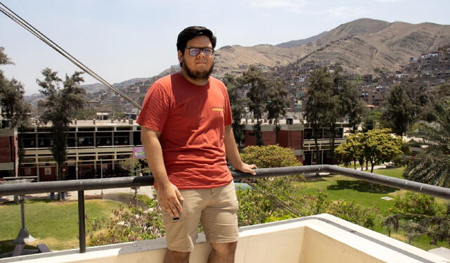  Juan Terán es un destacado estudiante de la UNI. Foto: FIIS News - UNI    