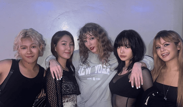  Lisa y Taylor Swift después del concierto. Foto: Instagram/lalalalisa_m   