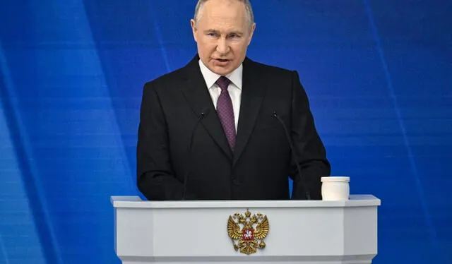  Putin habría filtrado audios de militares alemanes sobre posible ataque a Rusia. Foto: AFP    