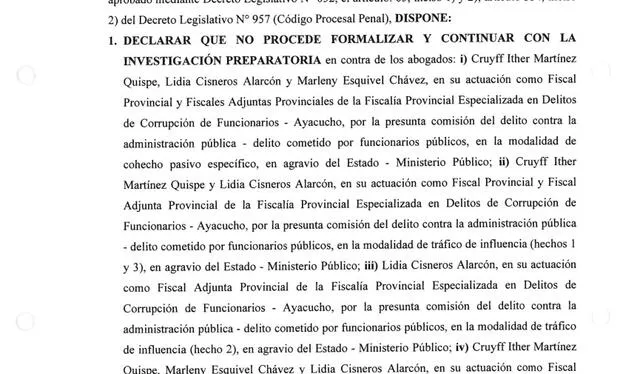 La fiscalía superior desestimó la denuncia de Tomás Cabrera   