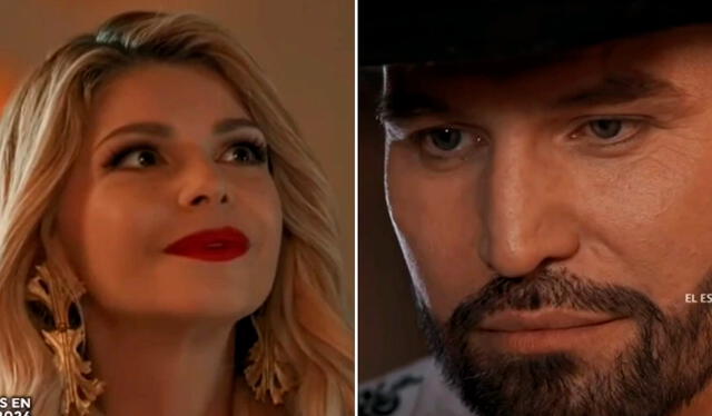  Belén le reveló a Aurelio el papel que cumplió en la iglesia luego que no la invitaran a la reunión. Foto: composición LR/Telemundo    