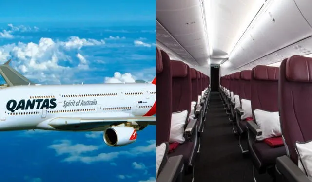 Qantas es la aerolínea australiana más antigua y grande. Foto: composición LR/ Arecoa/NerdWallet   