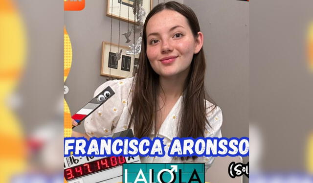 Francisca Aronsson es Sol, hija de Lalo en 'La Lola'./ Foto: Vix/ Instagram    