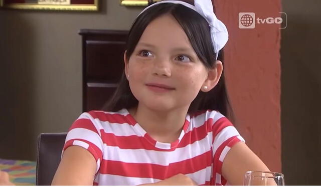 Francisca Aronsson fue hija de Coki en 'Al fondo hay sitio'./ Foto: captura de América Televisión   