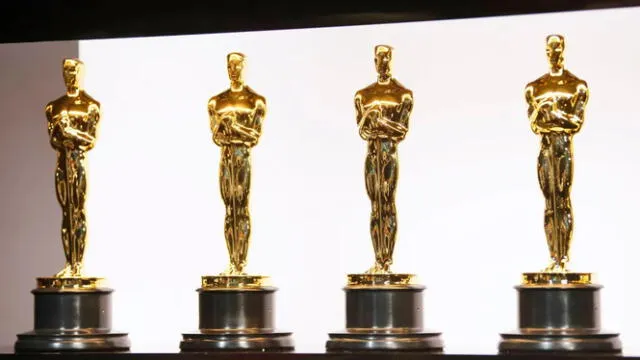  Estatuillas de la edición 92 de los Premios Oscar en 2020. Foto: Getty images   