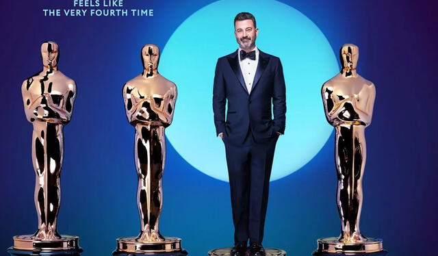 Jimmy Kimmel es presentador por cuarta vez consecutiva de los Premios Oscar 2024./ Foto: captura de TNT 