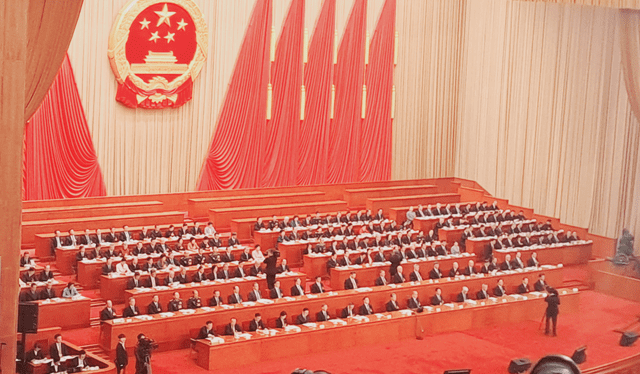  La APN de China aprobó el presupuesto para este nuevo año en el cierre de las 'dos sesiones'. Foto: La República/Francisco Claros    