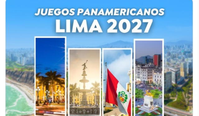 Los próximos Juegos Panamericanos 2027 se realizarán en Lima. Foto: @PanamSports/Twitter   