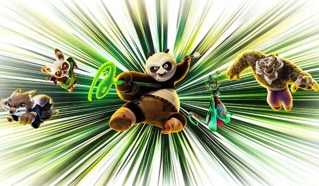 'Kung Fu Panda 4' tuvo un estreno exitoso en Estados Unidos./Foto: captura de Universal Pictures 