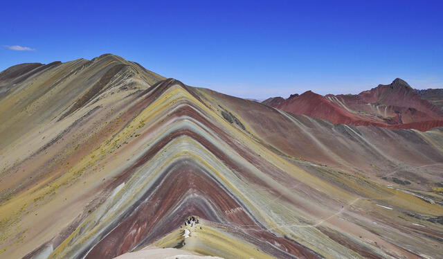  Montaña de 7 Colores es uno de los principales atractivos en Cusco. Foto: Andina   