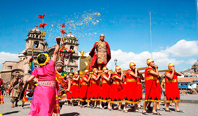  Inti Raymi, celebración en el Cusco. Foto: Andina   