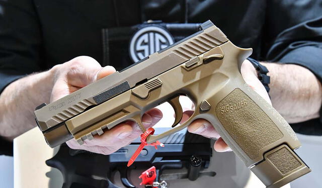  La nueva pistola XM17 se impuso en un concurso público frente a los mejores fabricantes de armas del mundo. Foto: Infobae   