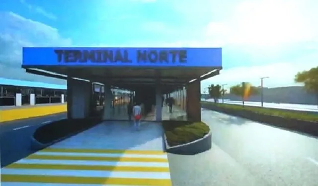 El primer terminal del Metropolitano empezará desde el antiguo peaje Piura-Paita. Foto: MTC    