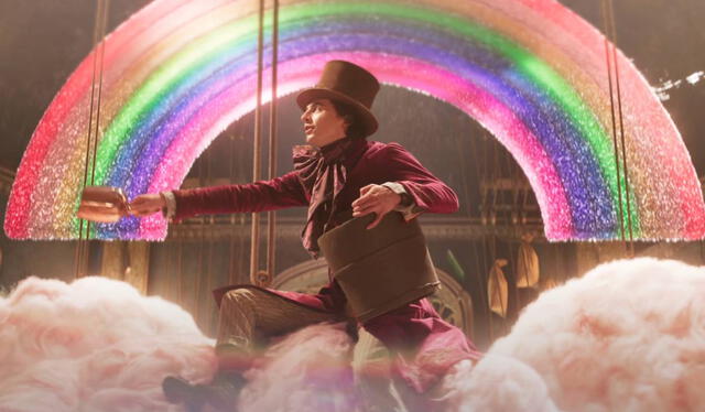  La crítica aplaudió la interpretación de Timothée Chalamet como Willy Wonka. Foto: Warner Bros. Pictures    