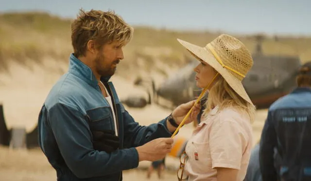 Ryan Gosling y Emily Blunt en 'The Fall Guy'./ Foto: captura de 'The Fall Guy' 