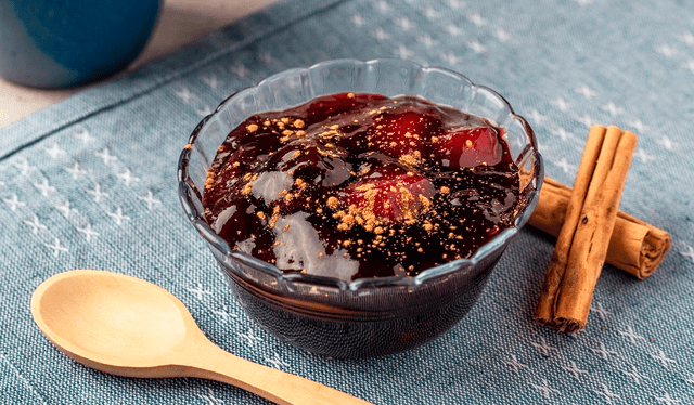  Mazamorra morada del Perú. Foto: Comedera   