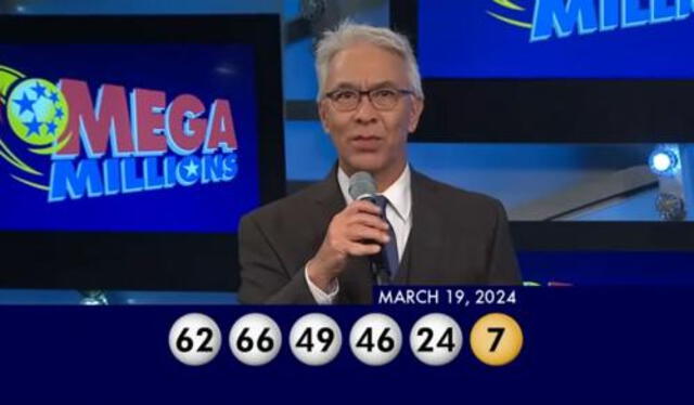 Sorteo Lotería Mega Millions. Foto: Youtube Mega Millions   