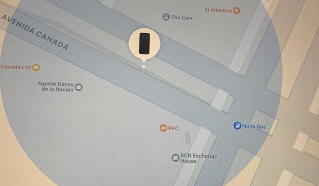 Gisela Valcárcel ubicó su celular con GPS. foto: Instagram    