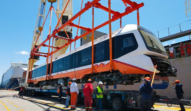 Los vagones del Tren de la Quebrada fueron fabricados por la empresa china Corporation Limited (CRRC). Foto: Turismo 350  