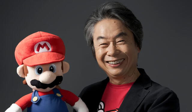  Shigeru Miyamoto, creador de Mario Bros. Foto: Nintendo 