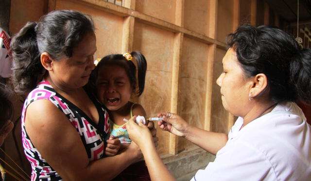 Minsa recomienda completar el esquema de vacunación para todos los menores de 5 años. Foto: Andina   