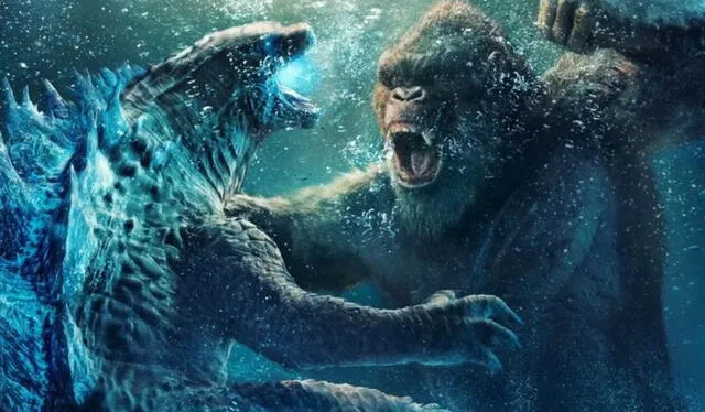 Godzilla y Kong se enfrentarán en esta nueva película 'Godzilla y Kong: el nuevo imperio'. Foto: captura de YouTube   