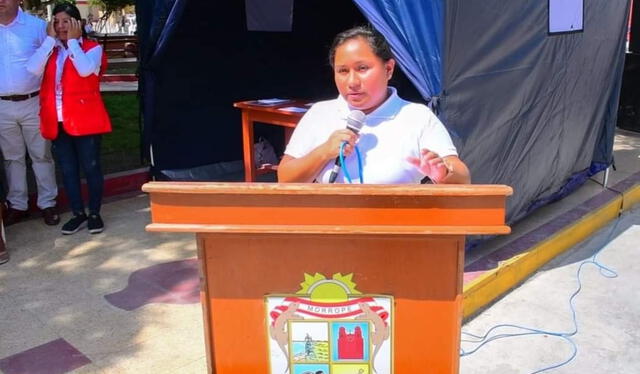 Janet Morales fue la alcaldesa más joven del Perú con tan solo 24 años de edad. Foto: La República   