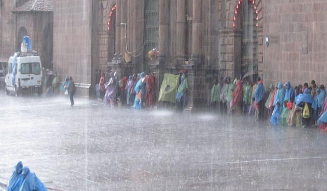 La intensidad de lluvias en la región Cusco aumentan durante los meses de diciembre, enero, febrero, marzo y abril. Foto: Andina   