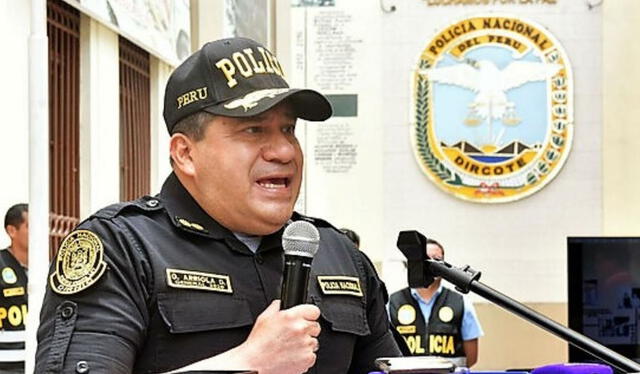 Gral. PNP Óscar Arriola confirmó que Cerrón Rojas estuvo escondido en Chincha. Foto: Andina   