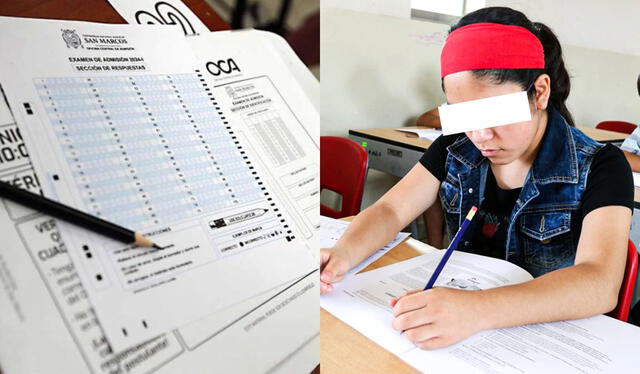  El examen de admisión de la UNMSM pone a prueba el conocimiento de los postulantes. Foto: composición LR/OCA/difusión   