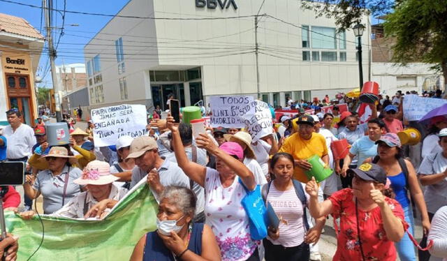  Pobladores anuncian protesta. Foto: Noticias Piura 3.0    
