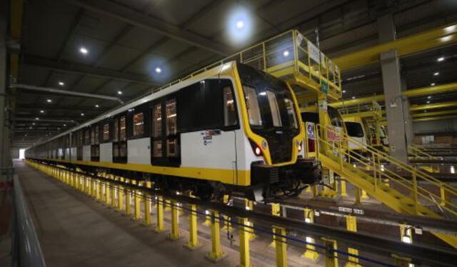  Metro de Lima permitirá que los usuarios puedan trasladarse&nbsp;desde Ate hasta el Callao en 45 minutos. Foto: Línea 2 del Metro de Lima 