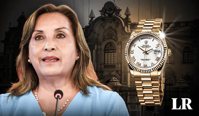 La presidenta Dina Boluarte buscaba evitar declarar sobre los Rolex. Foto: composición La República   