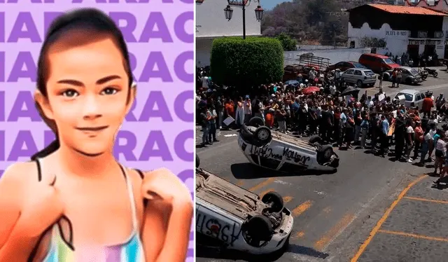 La violencia se apoderó de Taxco por la muerte de Camila. Foto: Composición LR / X   