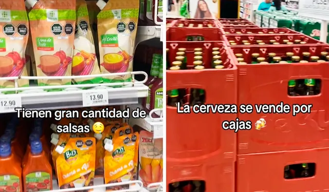  El extranjero se mostró muy sorprendido por los seguros que tienen los artículos en venta en supermercados. Foto: composición LR/TikTok/@silviaygrabiel   