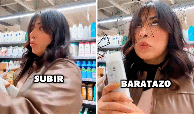  Los cibernautas en redes sociales señalaron que algunos productos en Europa son caros, como en Perú. Foto: composición LR/TikTok/@kiariifernandezs   