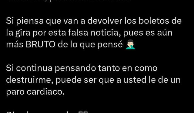  Romeo Santos se pronunció en su cuenta de X (antes Twitter). Foto: X/Romeo Santos 