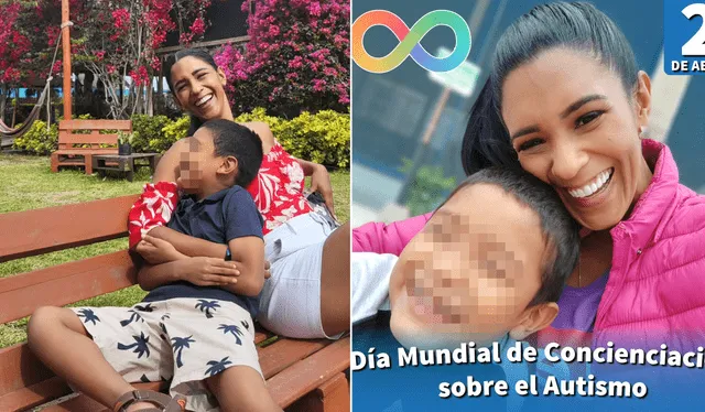 Rocío Miranda pide al Estado que capacite a los maestros para que puedan ayudar a los niños con TEA. Fotos: Facebook/Rocío Miranda   