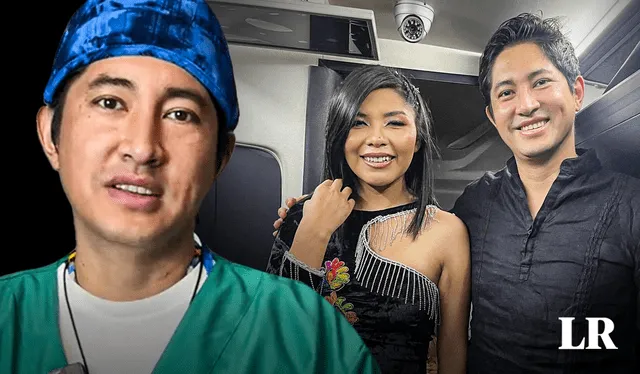 El doctor Víctor Fong ha operado a diversas figuras del mundo del entretenimiento como la cantante Yarita Lizeth, con quien comparte una amistad. Foto: composición Jazmin Ceras- LR/ Doctor Fong/TikTok    
