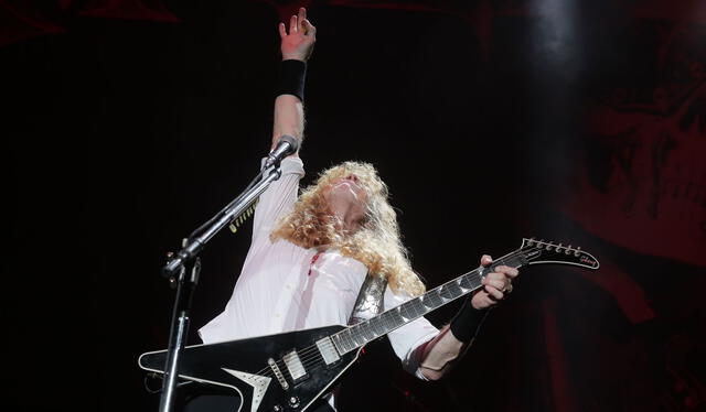 Megadeth es una de las bandas más famosas de metal en el mundo. Foto: Jhon Reyes/La República    