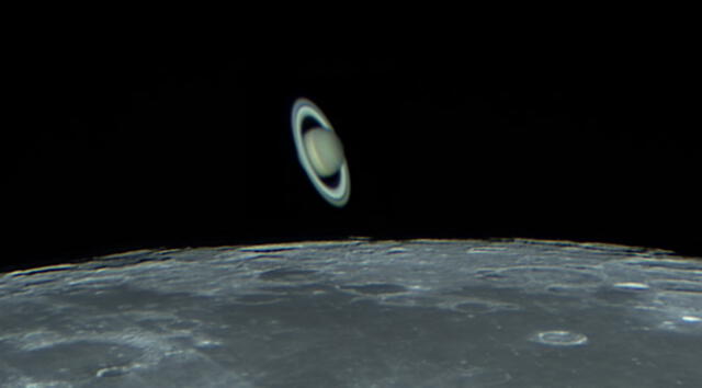  Conjunción y ocultación de Marte y Saturno por la Luna para este mes de abril. Foto: Astronomía online   