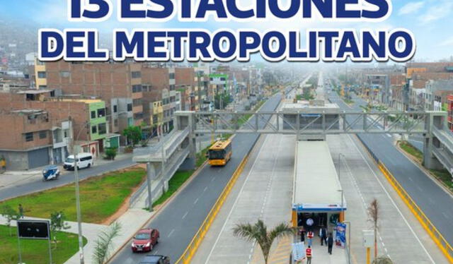 MML anuncia la entrega de 13 estaciones del Metropolitano. Foto: MML   