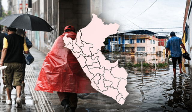  El Servicio Nacional de Meteorología e Hidrología del Perú anunció precipitaciones en varias regiones del Perú.   